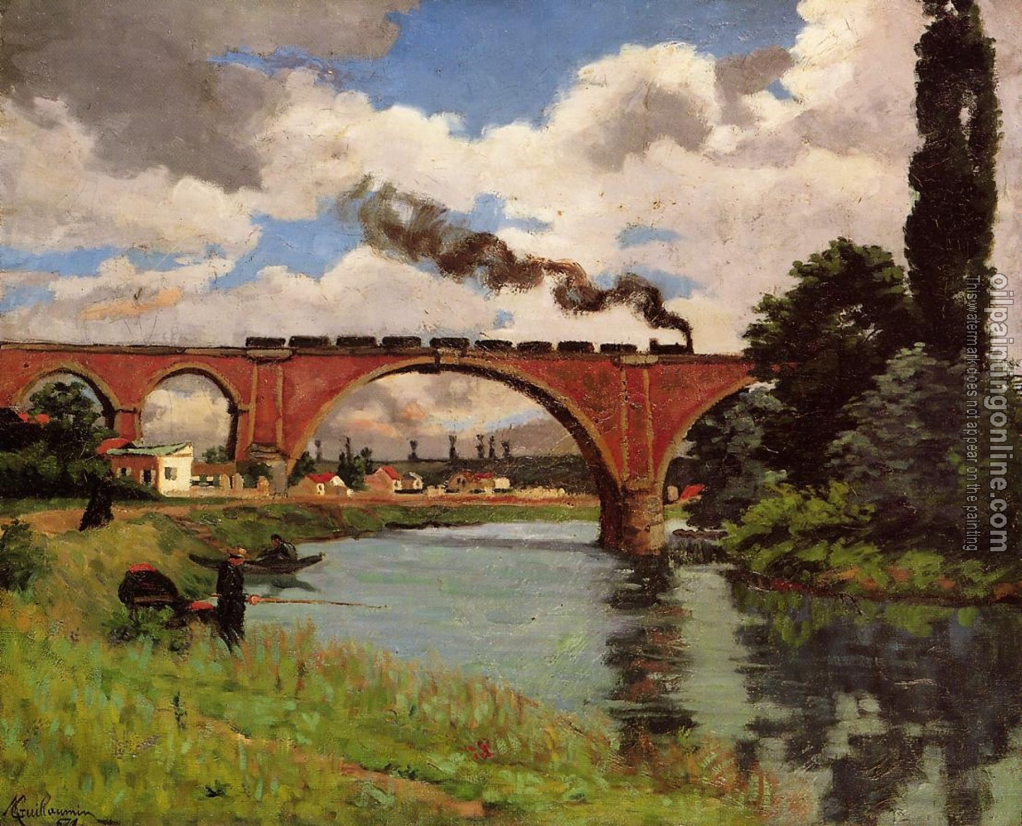 Guillaumin, Armand - Bridge over the Marne at Joinville